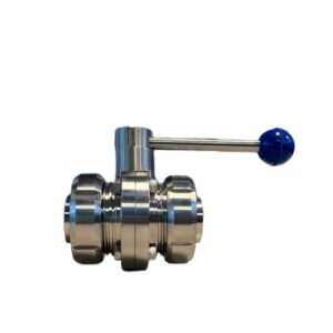 Butterfly Valve with SMS Union (Long Body)- Electro Polished